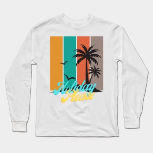 Retro Holiday Please Long Sleeve T-Shirt